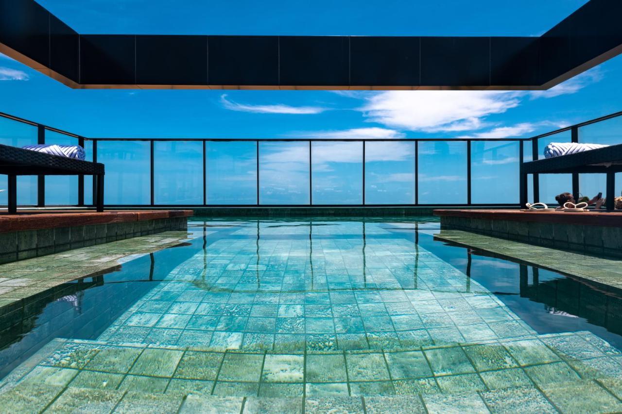 Ba'Ra Hotel João Pessoa エクステリア 写真 The rooftop pool at the hotel